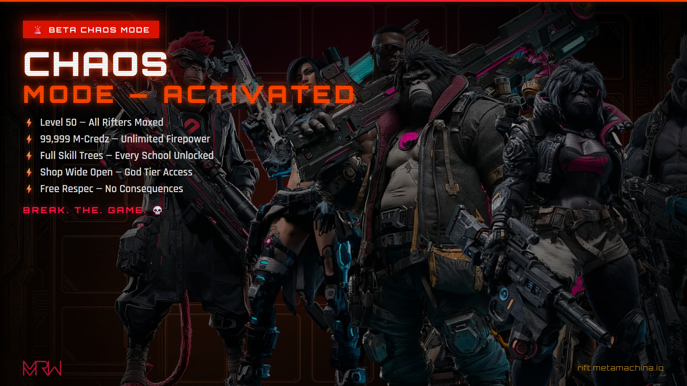 Beta Chaos Mode — Activated