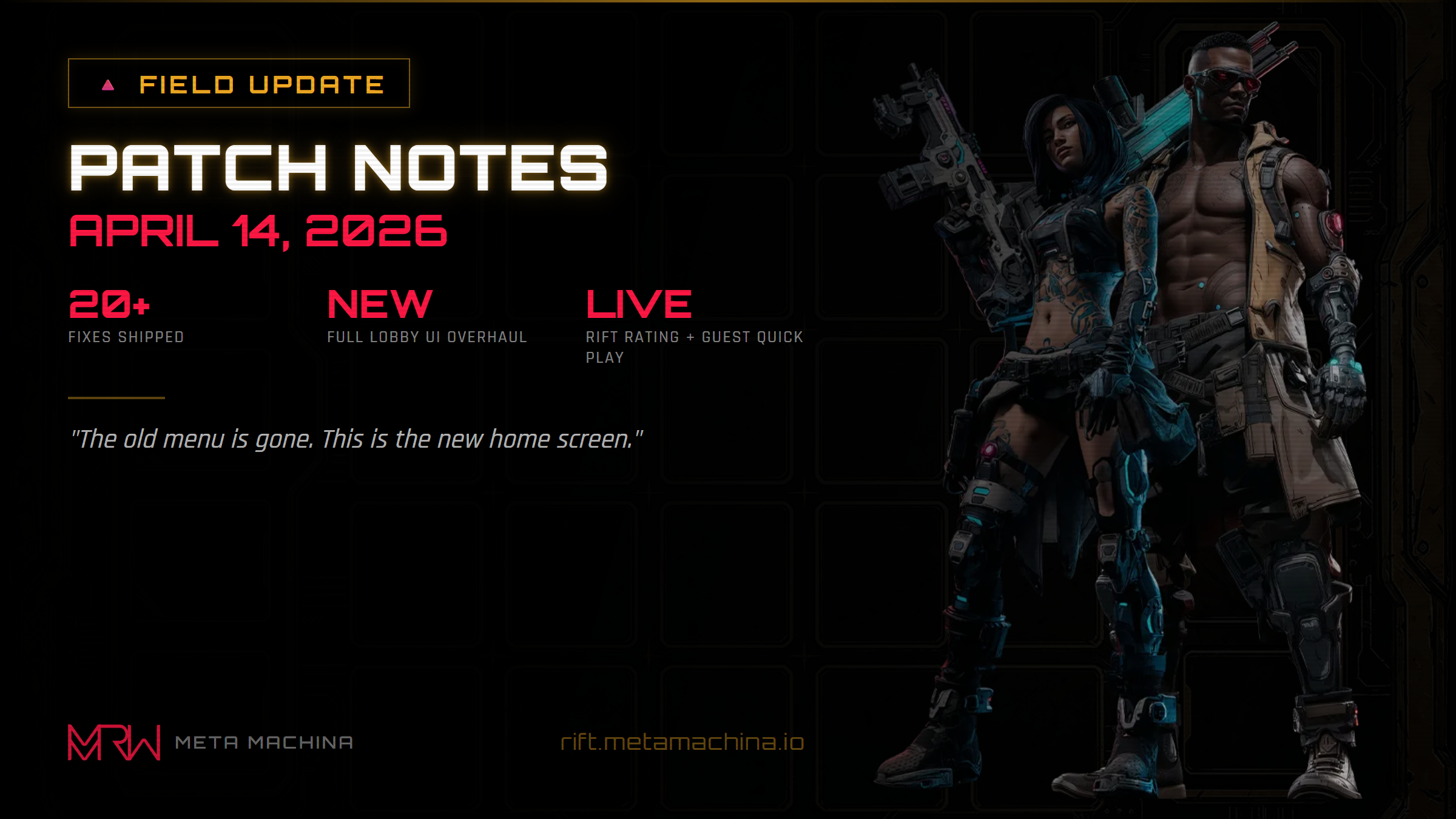 Patch Notes: April 15, 2026